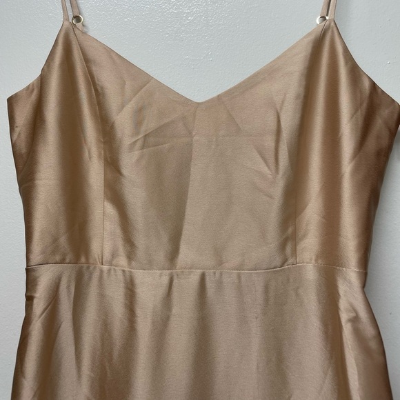 Show Me Your Mumu Faith Maxi Dress in Champagne Luxe Satin - Picture 7 of 14